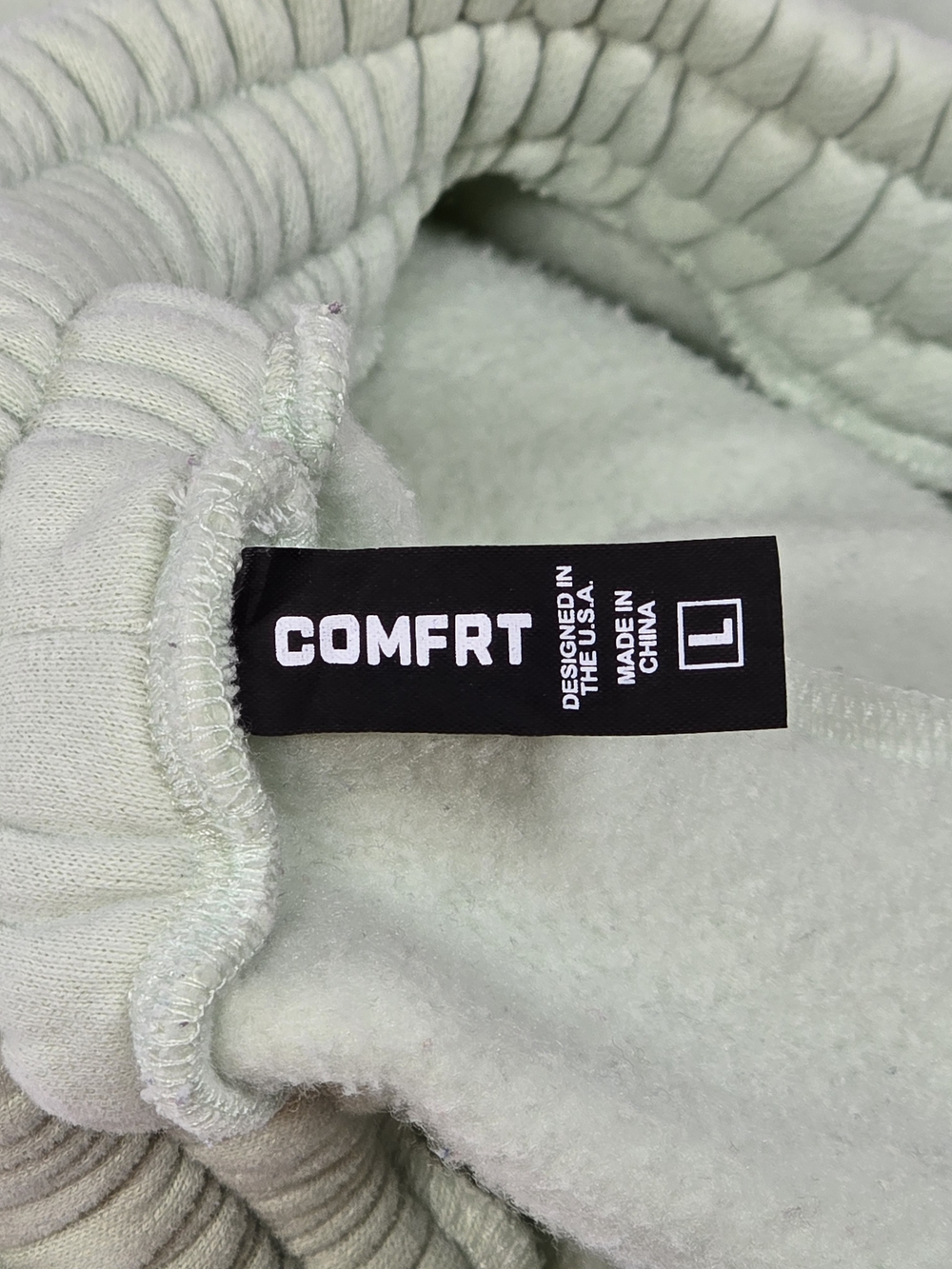 Comfrt Collection Pastel Edit Mint Sweat Shorts Size L - Picture 6 of 8